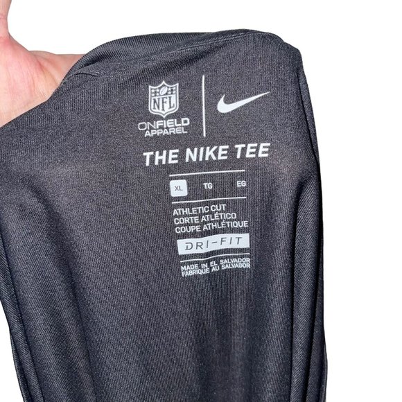 NFL Apparel Nike Tee Los Angeles Raiders Mens Shirt XL On Field Camouflage Comfy - Picture 9 of 10